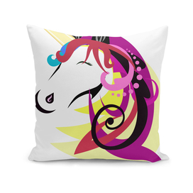 unicorn horse cartoon design cute