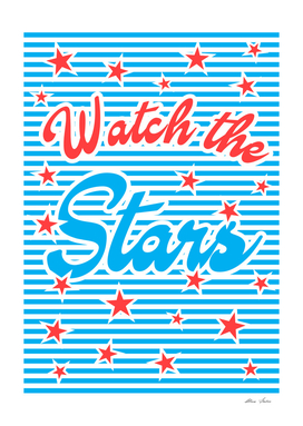 Watch the Stars, blue version, Playing With Stripes series,