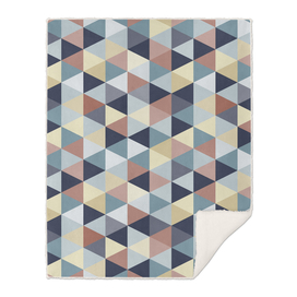 Earth Tones and Blues Small Triangles B