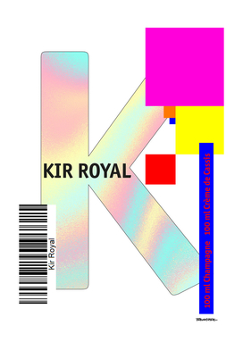 Cocktail 'K" - Kir Royal