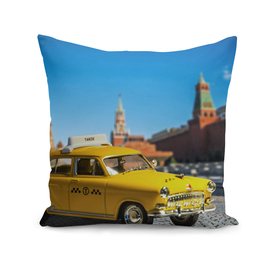 Soviet yellow taxi