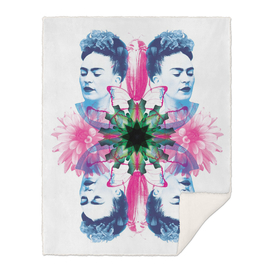 Frida in the Flowers