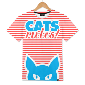Cats Rules!  Cat poster, Cat t-shirt