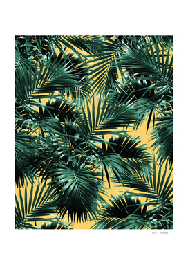 Tropical Palm Leaf Jungle #2 #tropical #decor #art