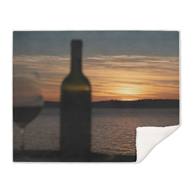 Red Wine at Sunset