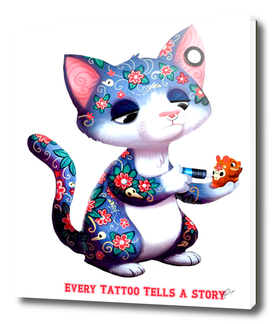 Tattooing cat