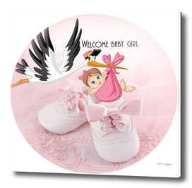 Welcome baby girl copy