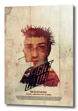 Poster design for Fight club