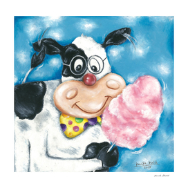 Children's Illustration - Cow goes to the Circus!