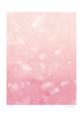 Touching Coral Pink Abstract Painting #1 #ink #decor #art