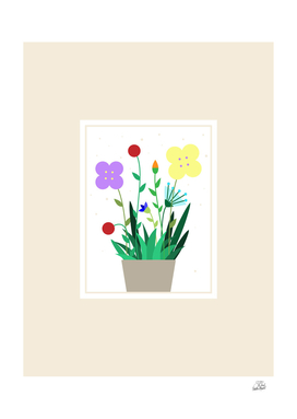 Flowers in a Frame