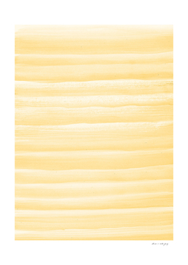 Touching Yellow White Watercolor Abstract Stripe #1
