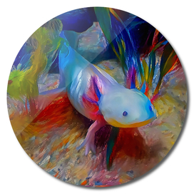 Colorful Axolotl