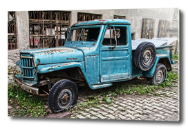 Old Blue Car