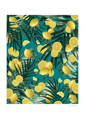 Summer Lemon Twist Jungle #5 #tropical #decor #art
