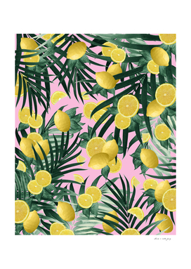 Summer Lemon Twist Jungle #6 #tropical #decor #art
