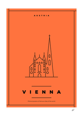 Minimal Vienna City Posters