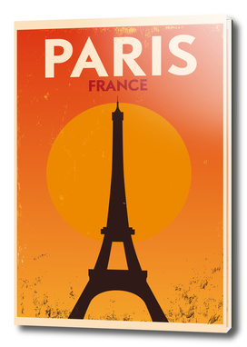 Retro Paris Poster