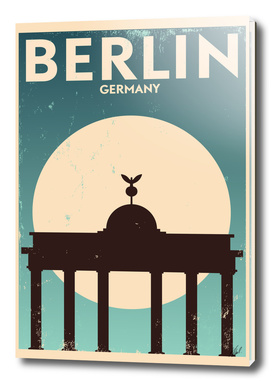 Retro Berlin Poster