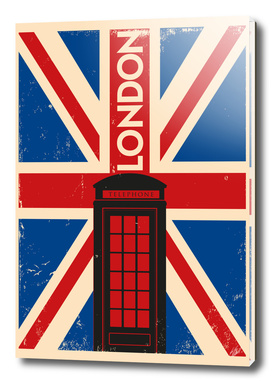 Retro London Poster