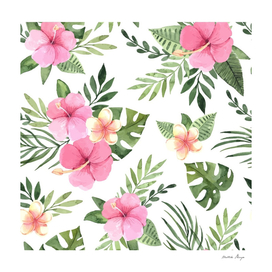 TROPICAL FLORAL PATTERN