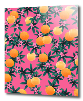 Orange Twist Flower Vibes #1 #tropical #fruit #decor #art