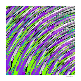 curly line pattern abstract in purple and green