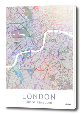 London Map in Color