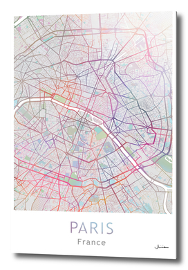 Paris Map Color