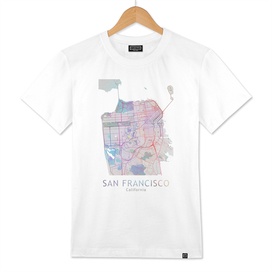 San Francisco City Map in Colors
