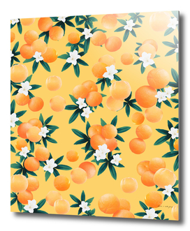 Orange Twist Flower Vibes #3 #tropical #fruit #decor #art