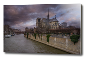 Notre Dame, Sunset