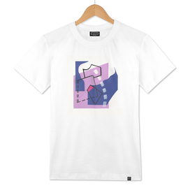 Abstract t-shirt collage