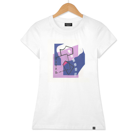 Abstract t-shirt collage