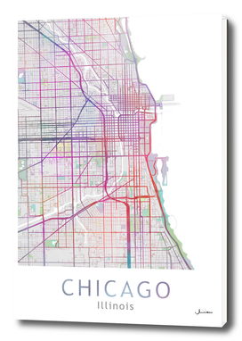 Chicago Map Color