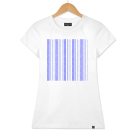 Thin Blue Speckled Vertical Line Pattern