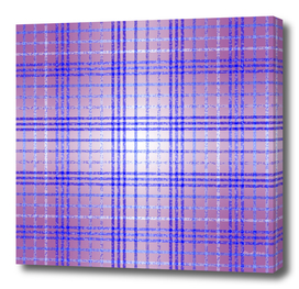 Thin Blue and Purple Speckled Tartan Pattern
