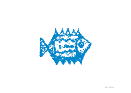 Navy blue fish