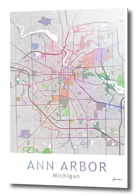 Ann Arbor Map In Color