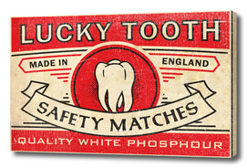 Lucky Tooth White Phosphour Matches