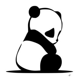 panda bear cute asian zoo bamboo
