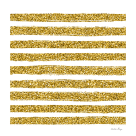 golden glitter lines