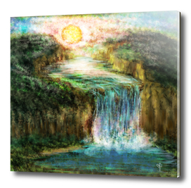 waterfall painting 1