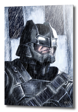 Armored Batman - Ink & Digital Portrait