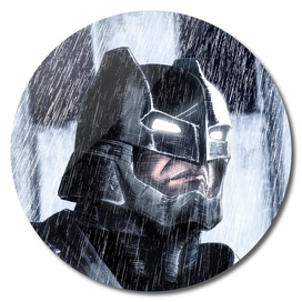 Armored Batman - Ink & Digital Portrait