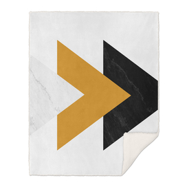 Forward marble yellow arrows collage