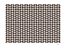 coffee beans pattern illustrator