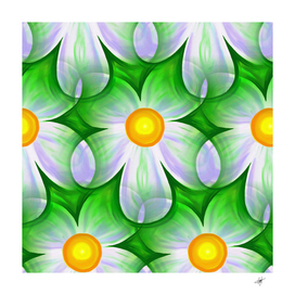 seamless repeating tiling tileable flowers