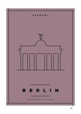 Minimal Berlin City Posters