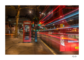 London Bus Lighttrails